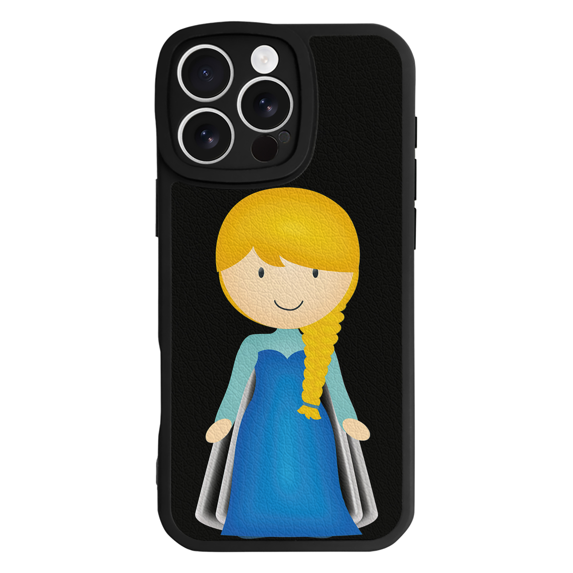 （画像用） アナと雪の女王 アンナ エルサ Frozen Anna Elsa 【iPhone 16シリーズ対応】シリコンスマホケース（レザー調） 材質：シリコン